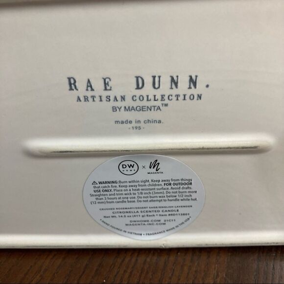 New Rae Dunn 4pc Planters set with scented Candles - Picture 8 of 8